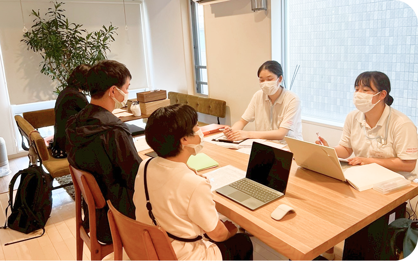 看護学生の実習受入れ